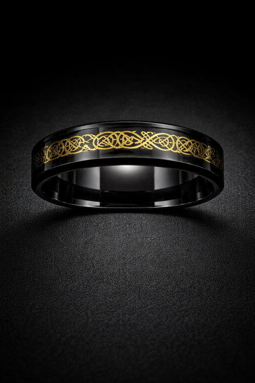 Bague Cendre Du Dragon Aurum Imperium - Acier Inoxydable