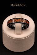 Bague Cendre du Dragon Noctis Ardent - Acier Inoxydable