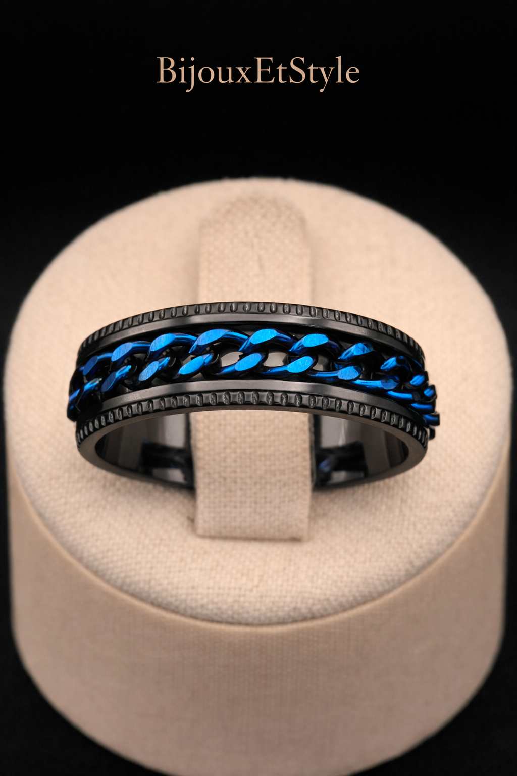 Bague Maillon Azur ( rotative ) - Acier Inoxydable