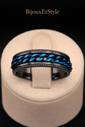 Bague Maillon Azur ( rotative ) - Acier Inoxydable