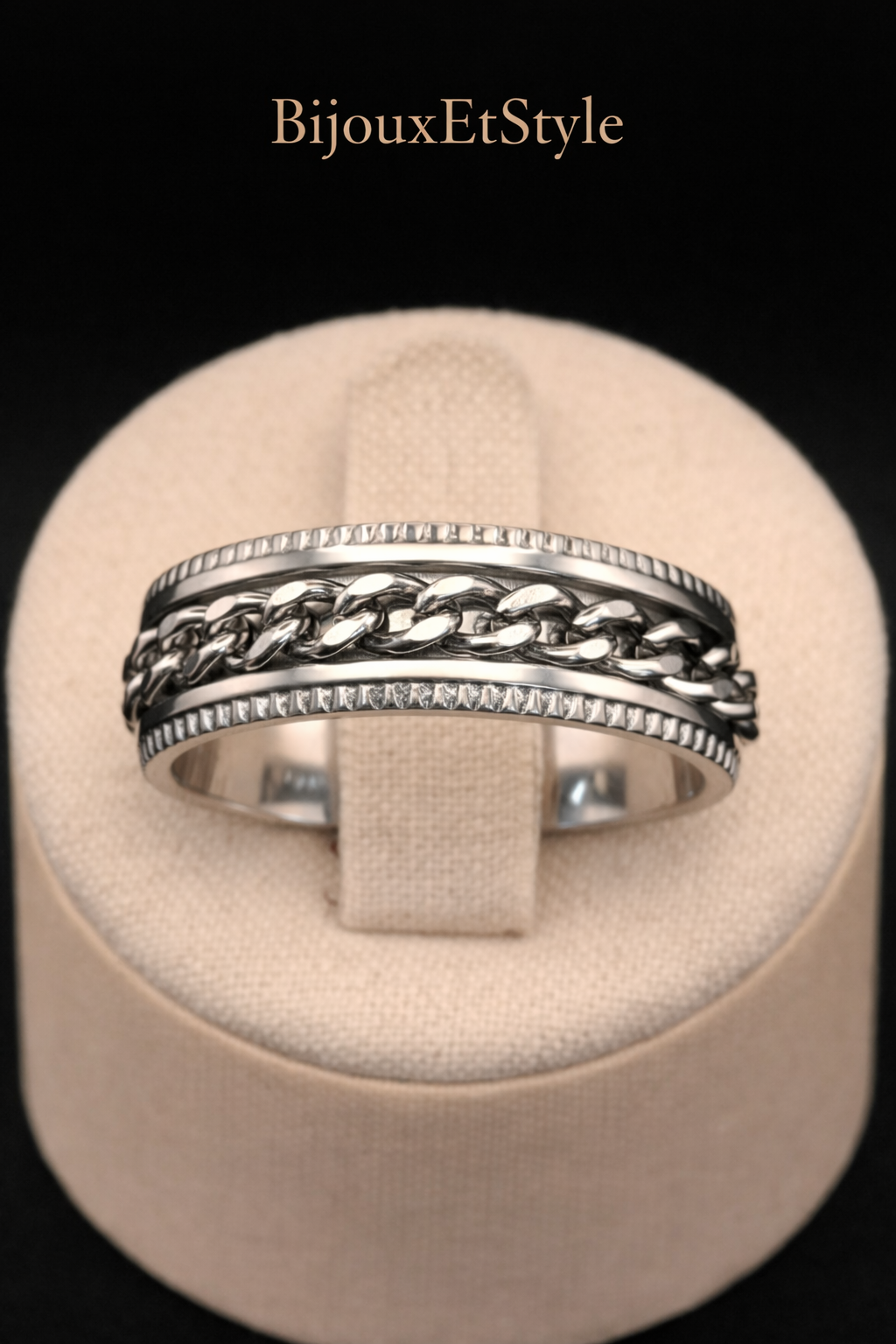 Bague Maillon Impérial ( rotative ) - Acier Inoxydable