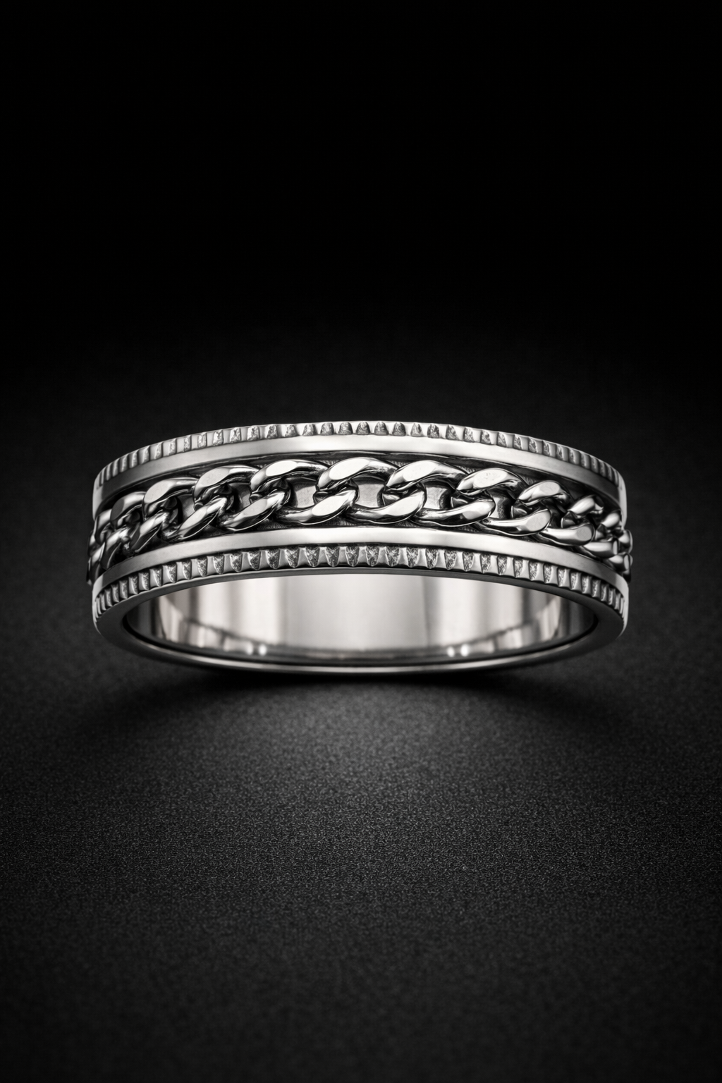 Bague Maillon Impérial ( rotative ) - Acier Inoxydable