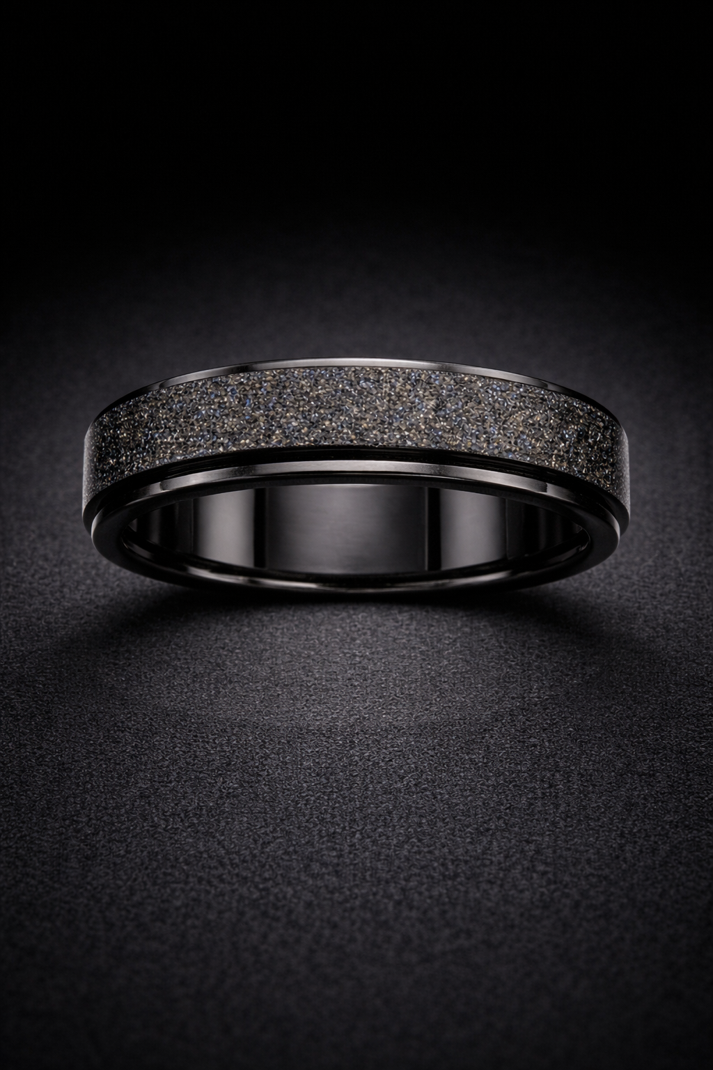 Bague Nuit Scintillante ( rotative ) - Acier Inoxydable