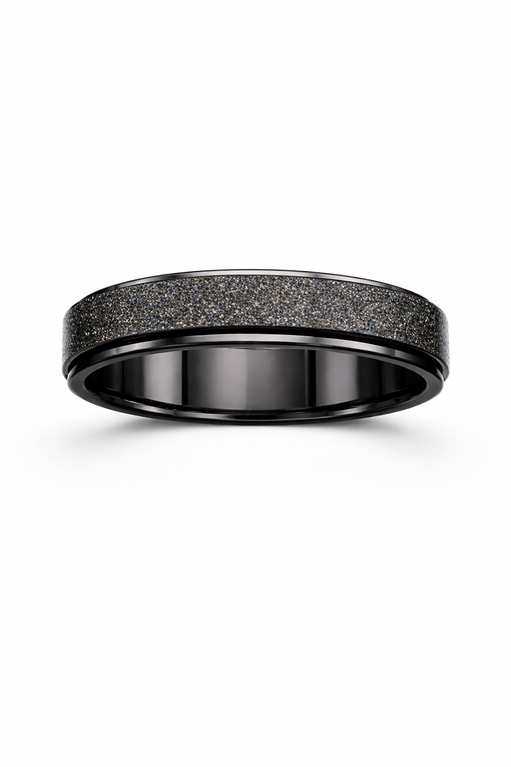 Bague Nuit Scintillante ( rotative ) - Acier Inoxydable