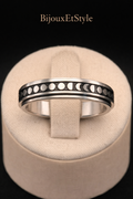 Bague Phases Astrales ( rotative ) - Acier Inoxydable