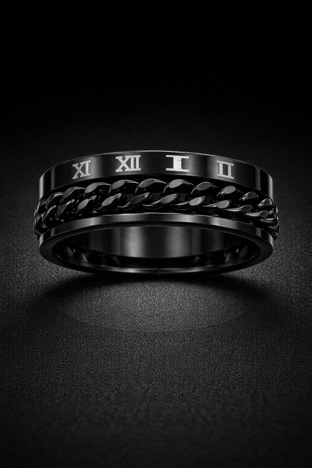 Bague Temps Enchainé ( rotative ) - Acier Inoxydable