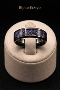Bague Cendre du Dragon Runique - Acier Inoxydable