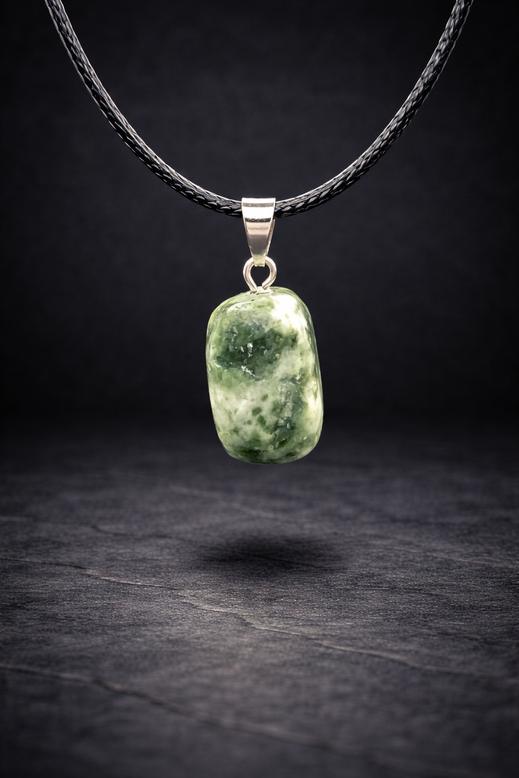 Pendentif Serpentine - Pierre Naturelle