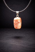 Pendentif Agate Fleur de Cerisier - Pierre Naturelle