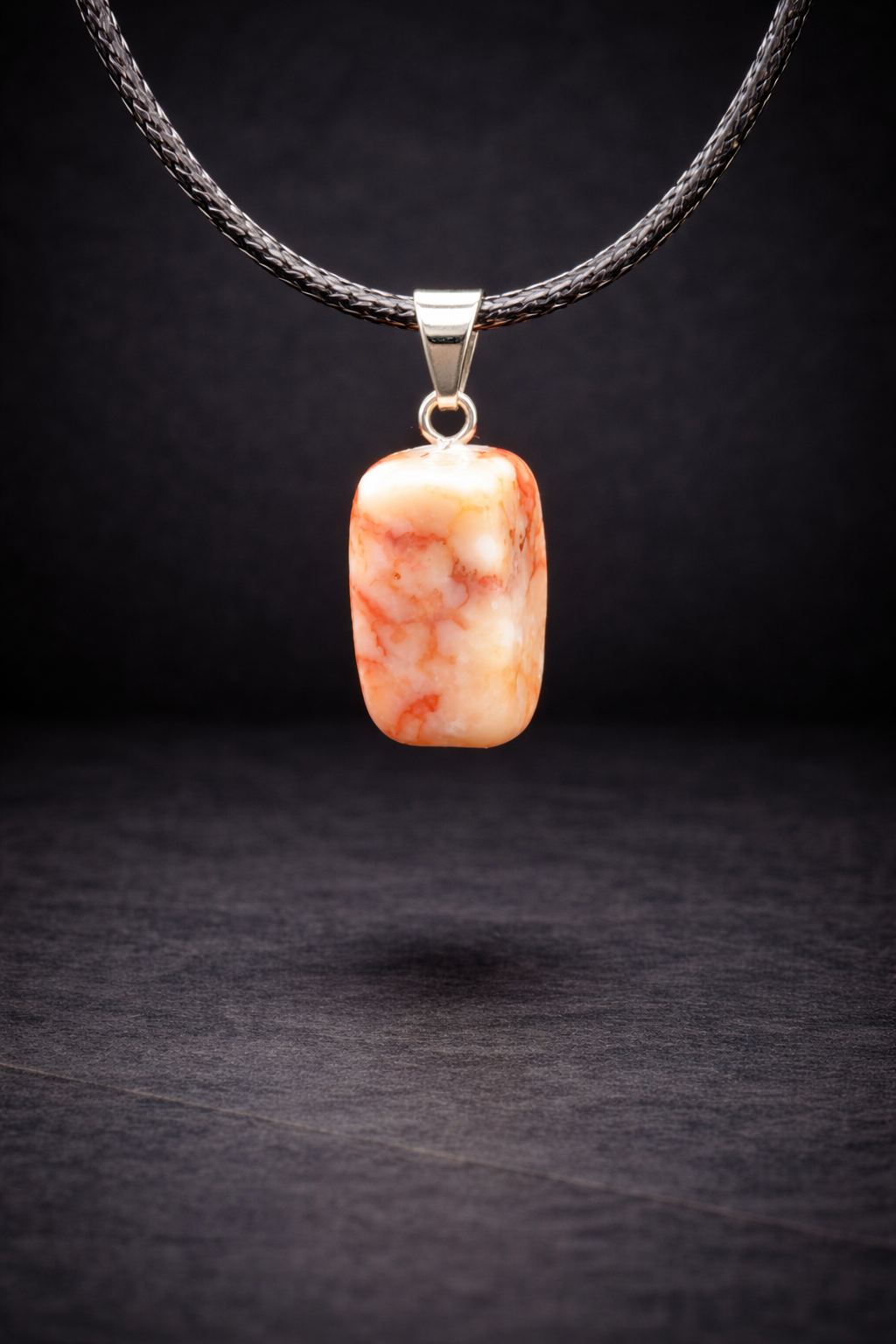 Pendentif Agate Fleur de Cerisier - Pierre Naturelle