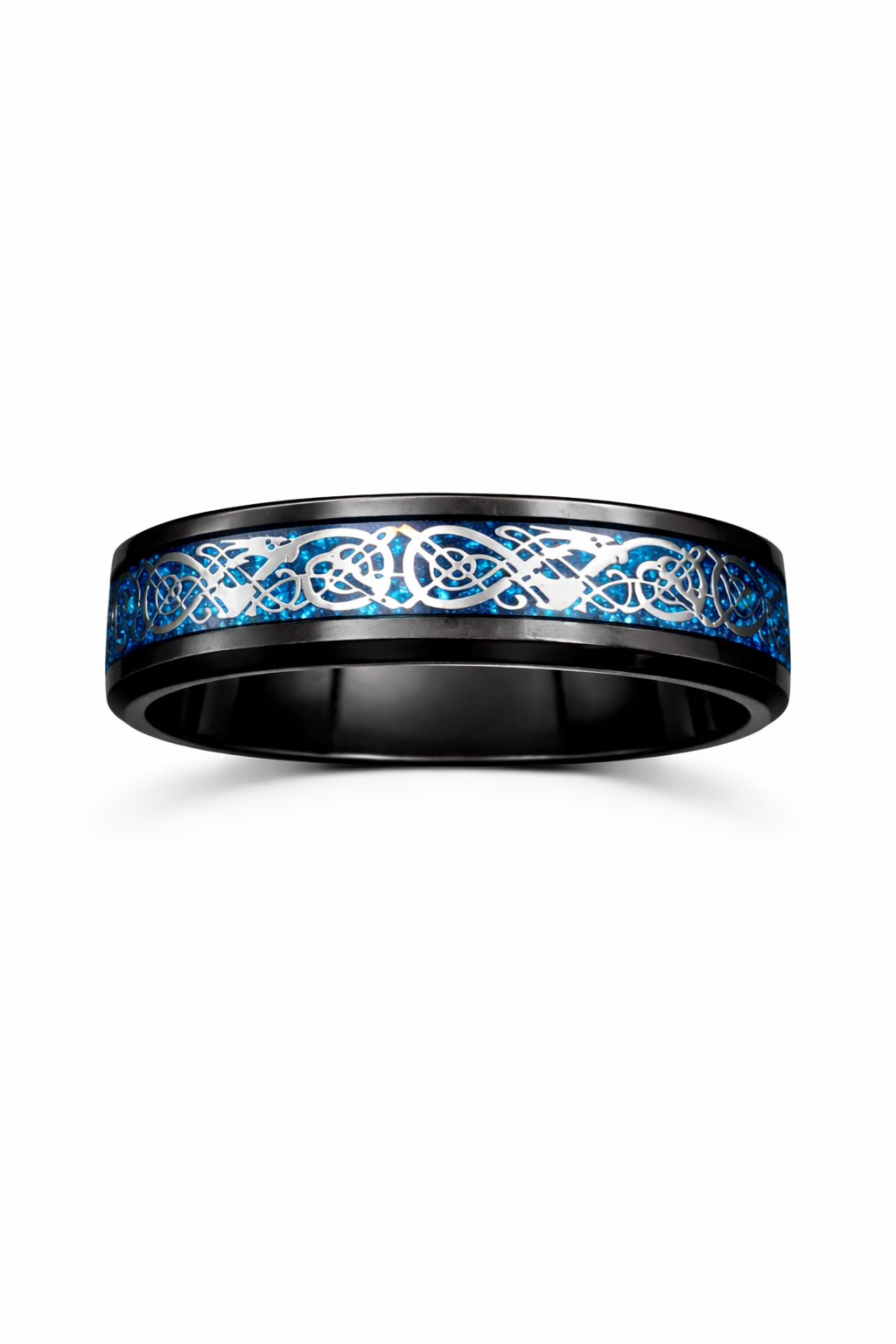 Bague Cendre du Dragon Abyssal - Acier Inoxydable