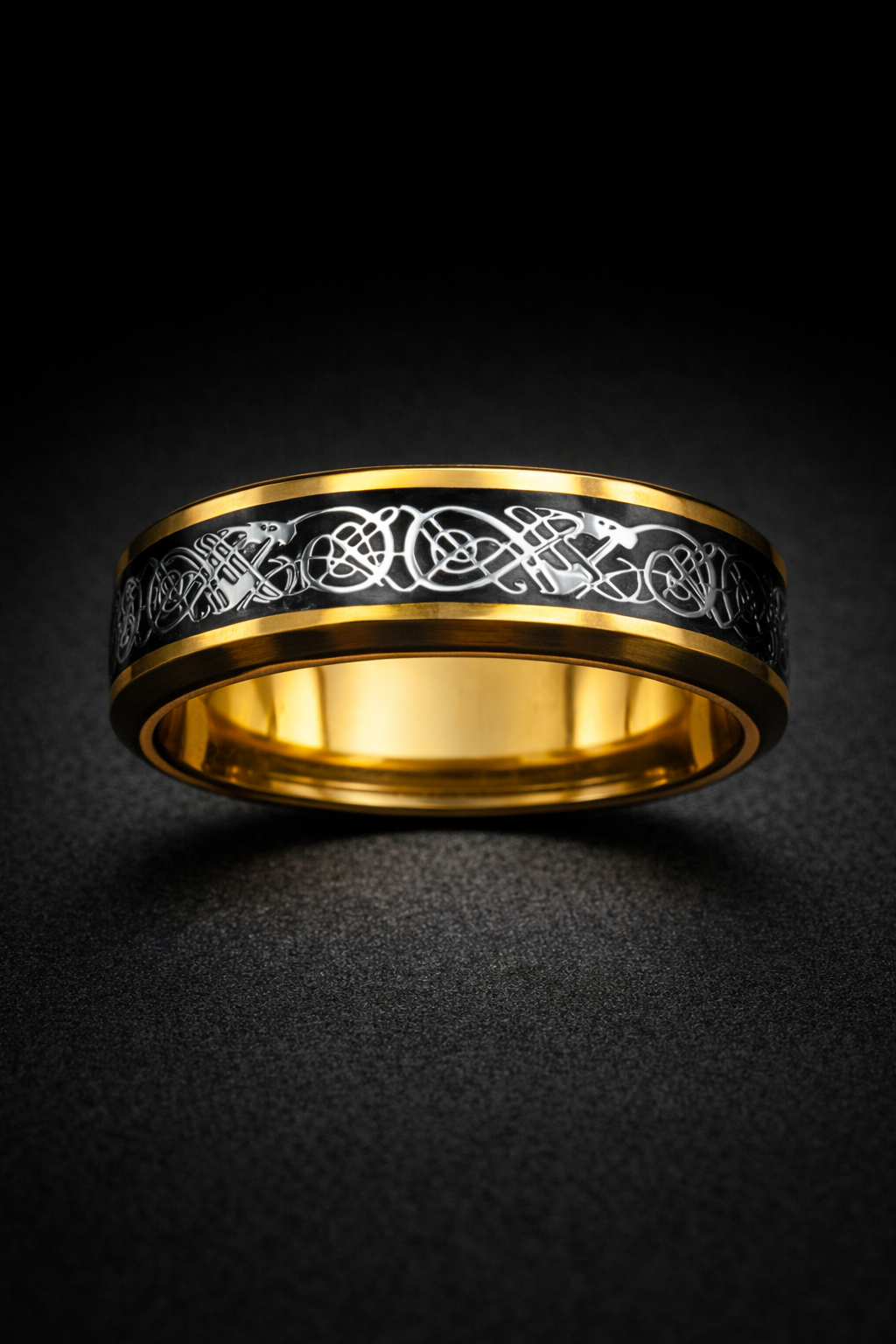 Bague Cendre du Dragon Roi Ancien - Acier Inoxydable