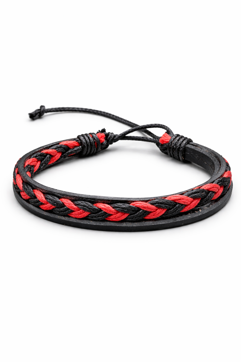 Bracelet Pacte Écarlate - Taille Ajustable - Simili Cuir