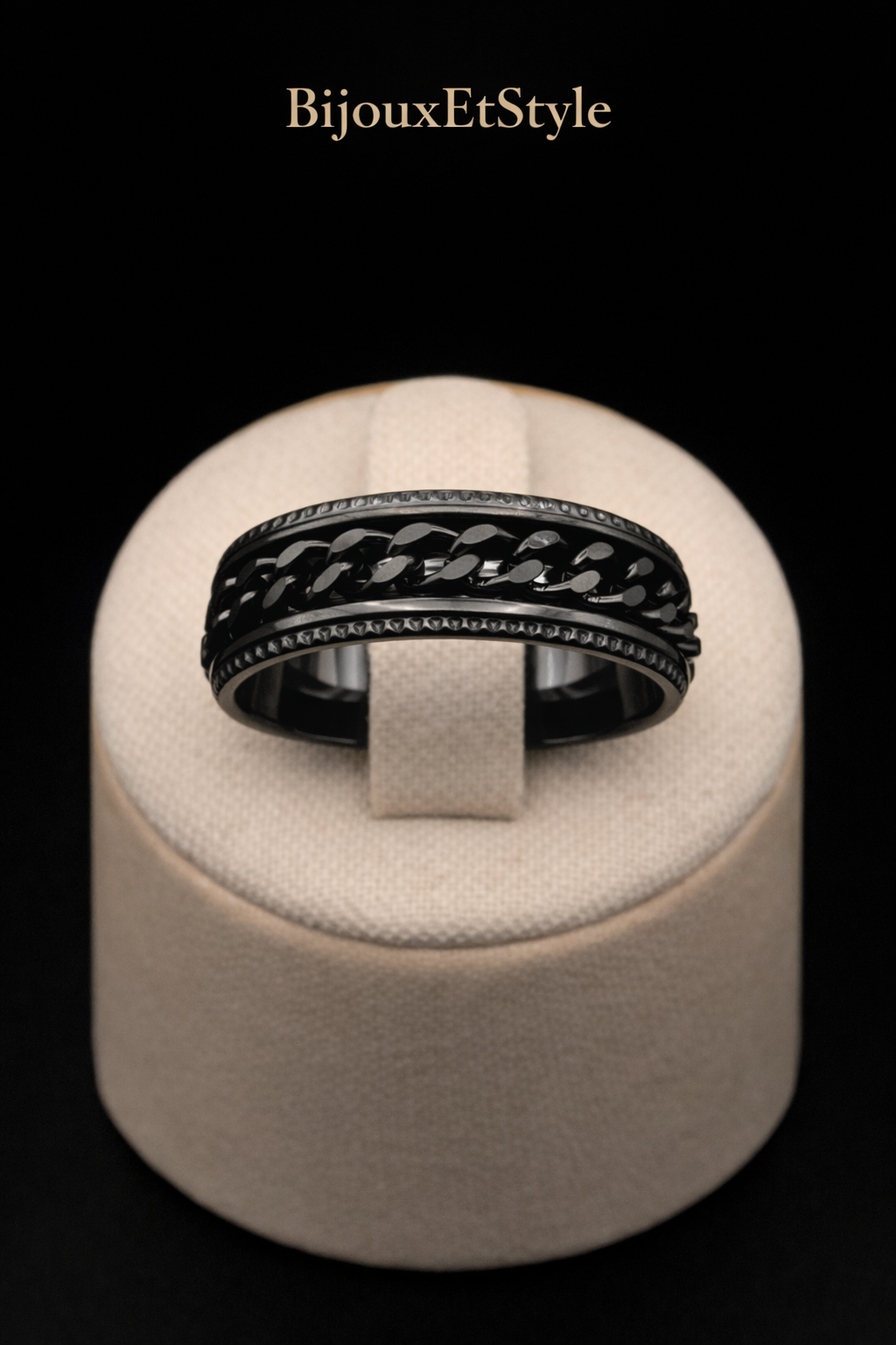Bague Rouage Du Temps ( Rotative ) - Acier Inoxydable