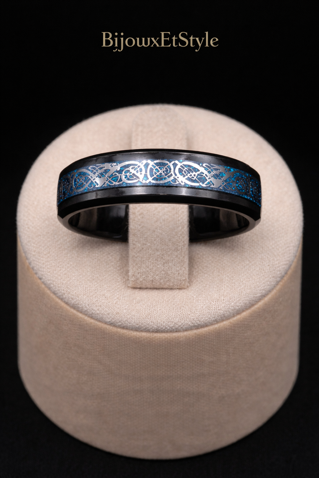 Bague Cendre du Dragon Abyssal - Acier Inoxydable