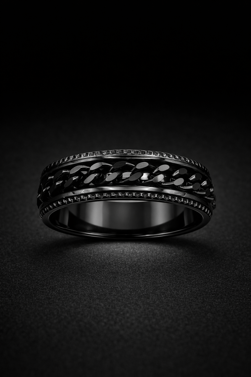 Bague Rouage Du Temps ( Rotative ) - Acier Inoxydable