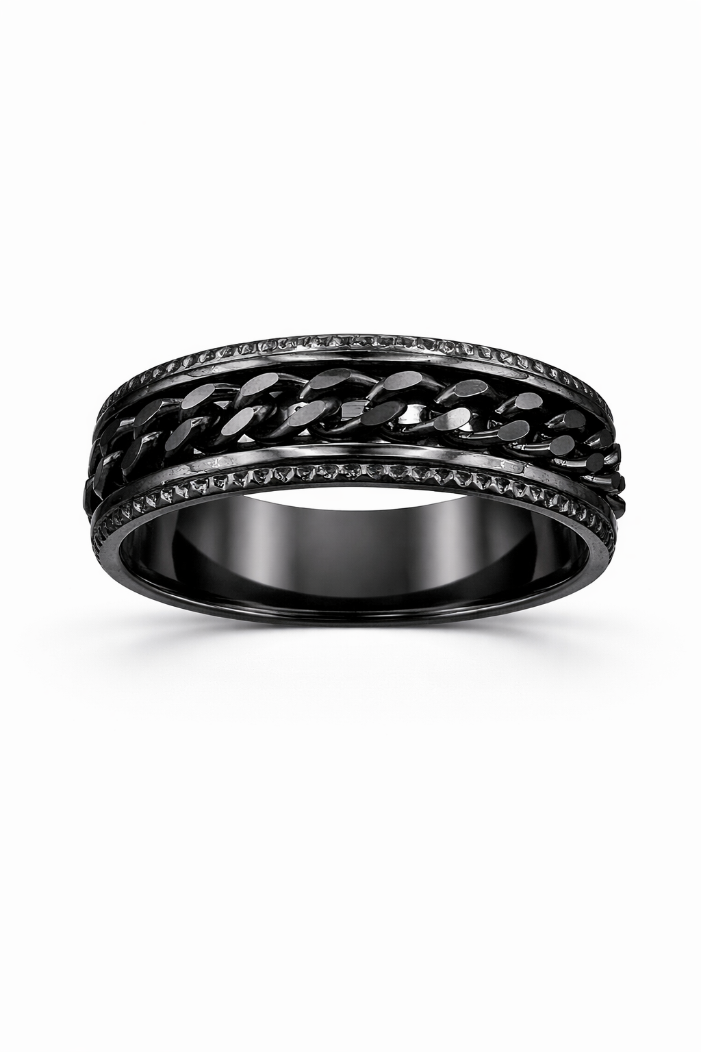 Bague Rouage Du Temps ( Rotative ) - Acier Inoxydable